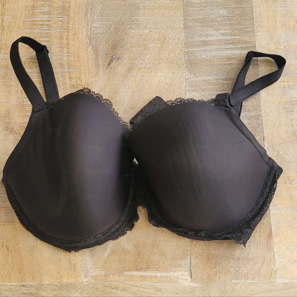 VICTORIA SECRET Dream Angel 34DDD Bra Black